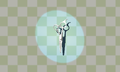 The Hair Shears revealed after the scene has fallen off the screen