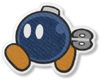 Artwork of Bob-omb from Paper Mario: The Origami King