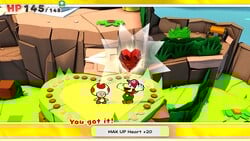 MAX UP Heart +20 from Heart Island in Paper Mario: The Origami King