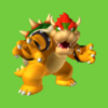 Card of Bowser, as he appears in Super Mario Galaxy, from Super Mario 3D All-Stars Online Memory Match-Up