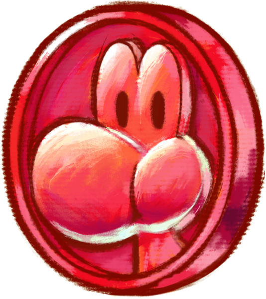 File:Red Coin Artwork - Yoshi's New Island.png