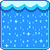 Sprite of a Semisolid Platform in the Super Mario World Night Snow theme from Super Mario Maker 2.