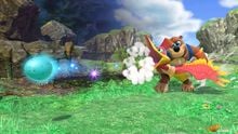 Banjo and Kazooie's standard special in Super Smash Bros. Ultimate.