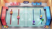 Speed Hockey Knock the shell into your rivals' goal. The first team to score three goals wins!