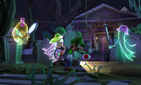 The Three Sisters screenshot from Luigi's Mansion: Dark Moon