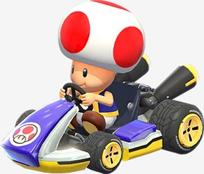 Toad from Mario Kart 8