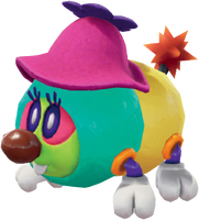 A Tropical Wiggler in Super Mario Odyssey