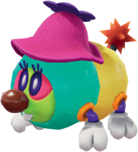 A Tropical Wiggler in Super Mario Odyssey