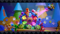 Kamek and Baby Bowser attempting to steal the Sundream Stone