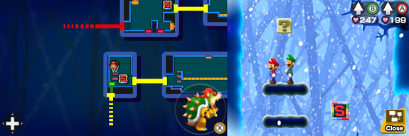 Tenth block in Airway of Mario & Luigi: Bowser's Inside Story + Bowser Jr.'s Journey.