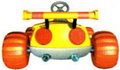 Back view of a car