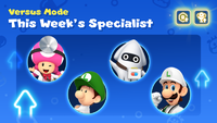 Twelfth week's specialists