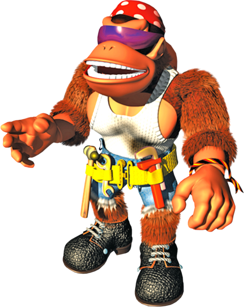 File:Funky Artwork - Donkey Kong Country 3.png