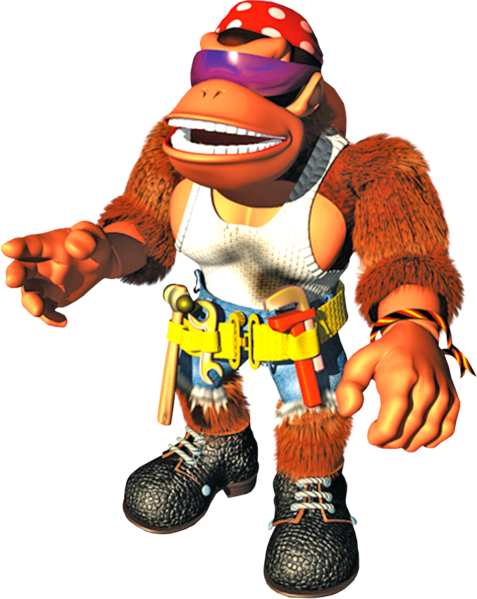 File:Funky Artwork - Donkey Kong Country 3.png