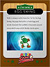 Level 2 Egg Swing card from the Mario Super Sluggers card game