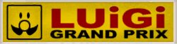 A Luigi Grand Prix sign from Mario Kart 7.