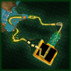 DK Jungle bottom screen map