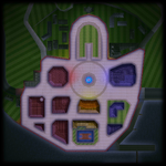 Wuhu Town bottom screen map