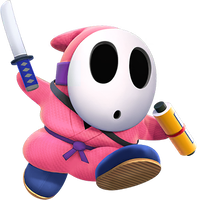 Pink Shy Guy (Ninja) from Mario Kart Tour