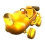 Gold Capsule Kart from Mario Kart Tour