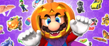 In my Nintendo rewards there is a Mario kart tour Halloween