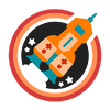 A sticker from Mario Kart World