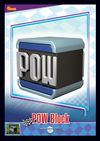 The POW Block card from the Mario Kart Wii trading cards