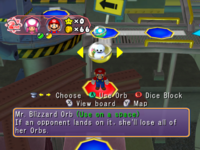 The Mr. Blizzard Orb uses female pronouns in Mario Party 6