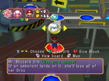 The Mr. Blizzard Orb uses female pronouns in Mario Party 6