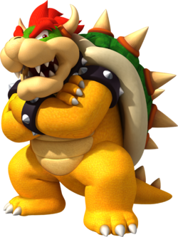 Artwork of Bowser in New Super Mario Bros. Wii