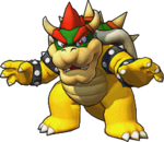 Sprite of Bowser's team image, from Puzzle & Dragons: Super Mario Bros. Edition.