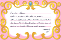 A letter from Princess Peach