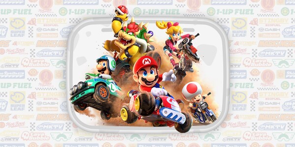 Banner from an opinion poll on characters from Mario Kart World for the Nintendo Switch 2