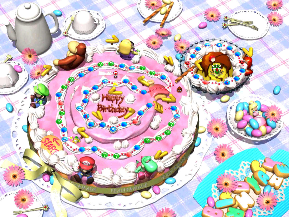 Peach S Birthday Cake Super Mario Wiki The Mario Encyclopedia