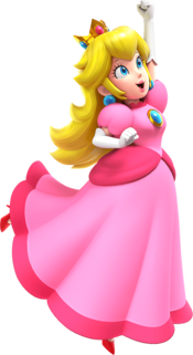 Artwork of Princess Peach from Super Mario Bros. Wonder