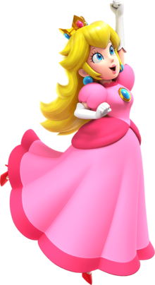 Artwork of Princess Peach from Super Mario Bros. Wonder