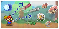 Image showing the Sweet Feast special move in Paper Mario: The Thousand-Year Door (Nintendo Switch)