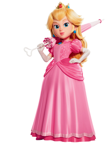 Artwork of Peach in The Super Mario Galaxy Movie