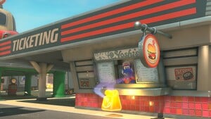 A Yoshi's location in Mario Kart World