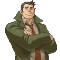 Detective Gumshoe, from the Ace Attorney series.