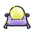 The icon for the Cluck-A-Pop prize "Yellow Crystal Ball".