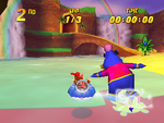 Taj's Hover Challenge from Diddy Kong Racing.