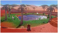 The Desert Oasis from Super Mario Odyssey.