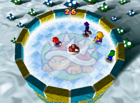 Ice Rink Risk from Mario Party 3.