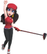 Artwork of Pauline in Mario Golf: Super Rush
