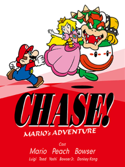 A poster of Chase!: Mario's Adventure in Mario Kart 8 Deluxe