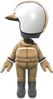 Brown Mii Racing Suit