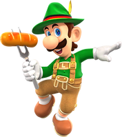 Luigi (Lederhosen) from Mario Kart Tour