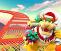 The course thumbnail of the T variant with Bowser (Santa)