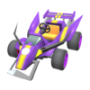 The Waluigi Racer Mk. 2 from Mario Kart Tour